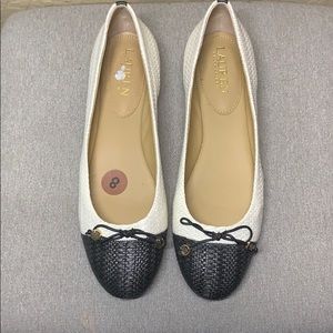 Lauren By Ralph Lauren Natural Gwenda flats